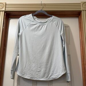 Apana Soft Blue Long Sleeve Women's Tee